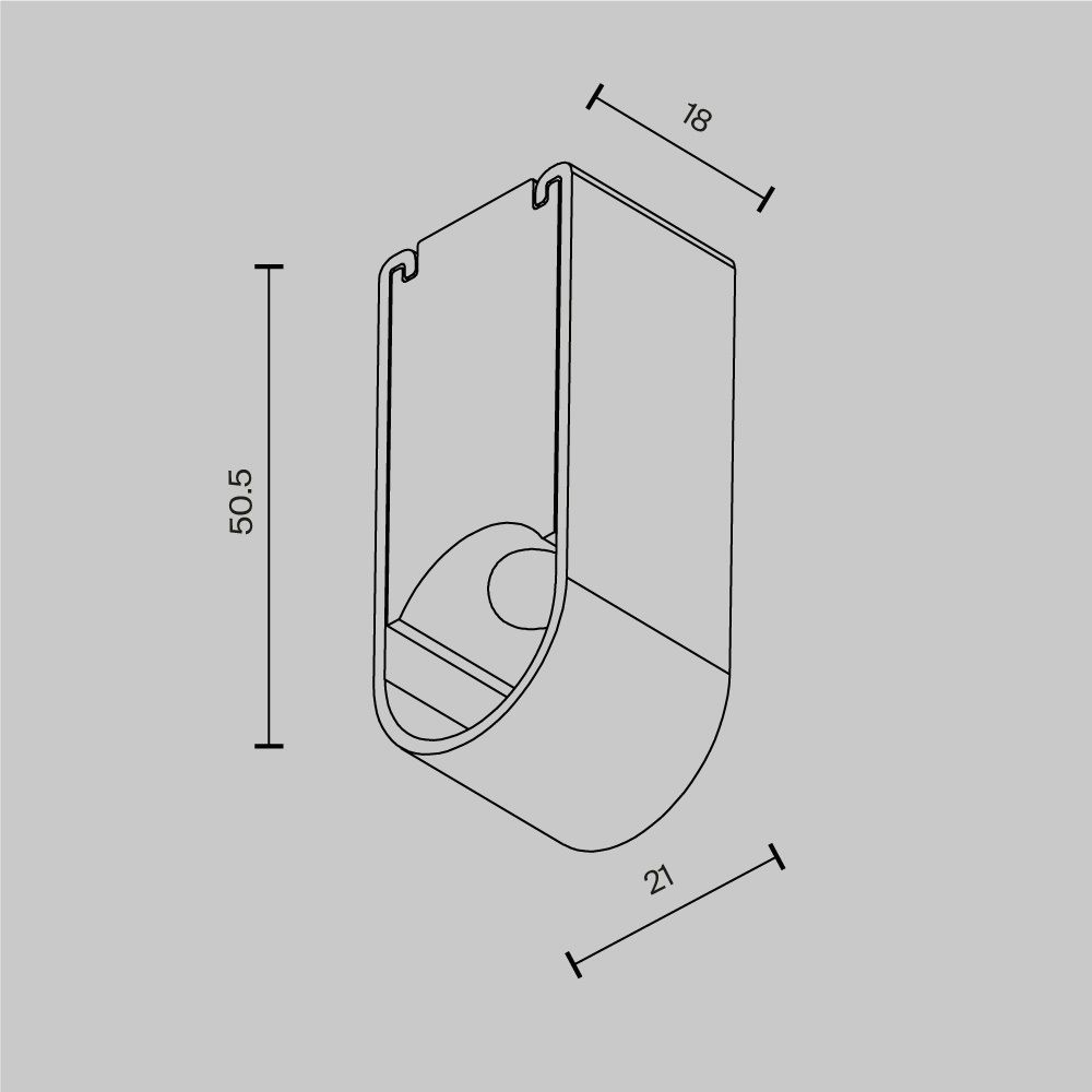 Коннектор Т- образный для штанговой системы Maytoni   CA010SM-B