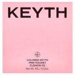 KEYTH, кушон, розовый магнитный, кушон, оттенок 02 светло-бежевый, 15 г (0,52 унции)