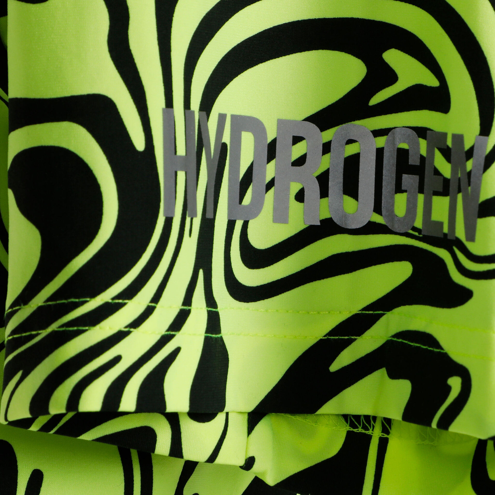 Мужское теннисное поло Hydrogen Tech Chrome T-Shirt Men - Yellow, Black