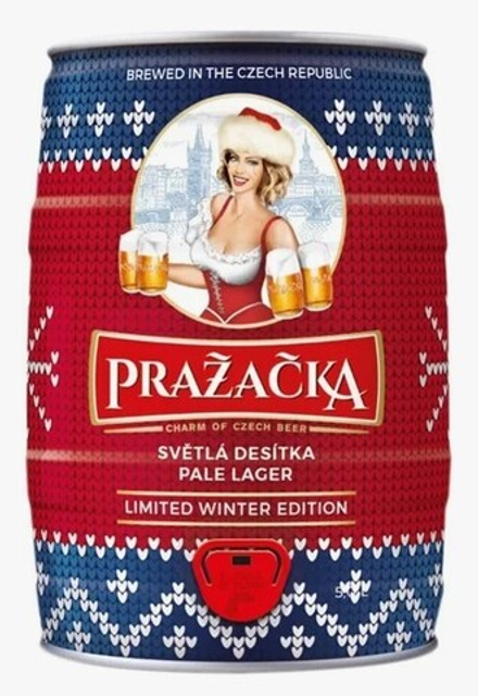 Пиво Пражечка / Prazacka Svetle 5л - бочонок