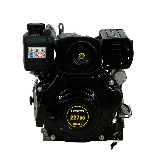 Двигатель дизельный "LONCIN" LCD230FD D20 5А (5 л.с., эл стартер, катушка 5 А)