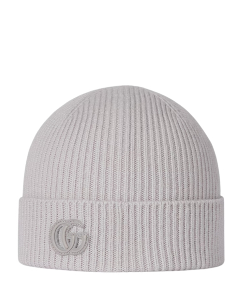 Кашемировая шапка с логотипом