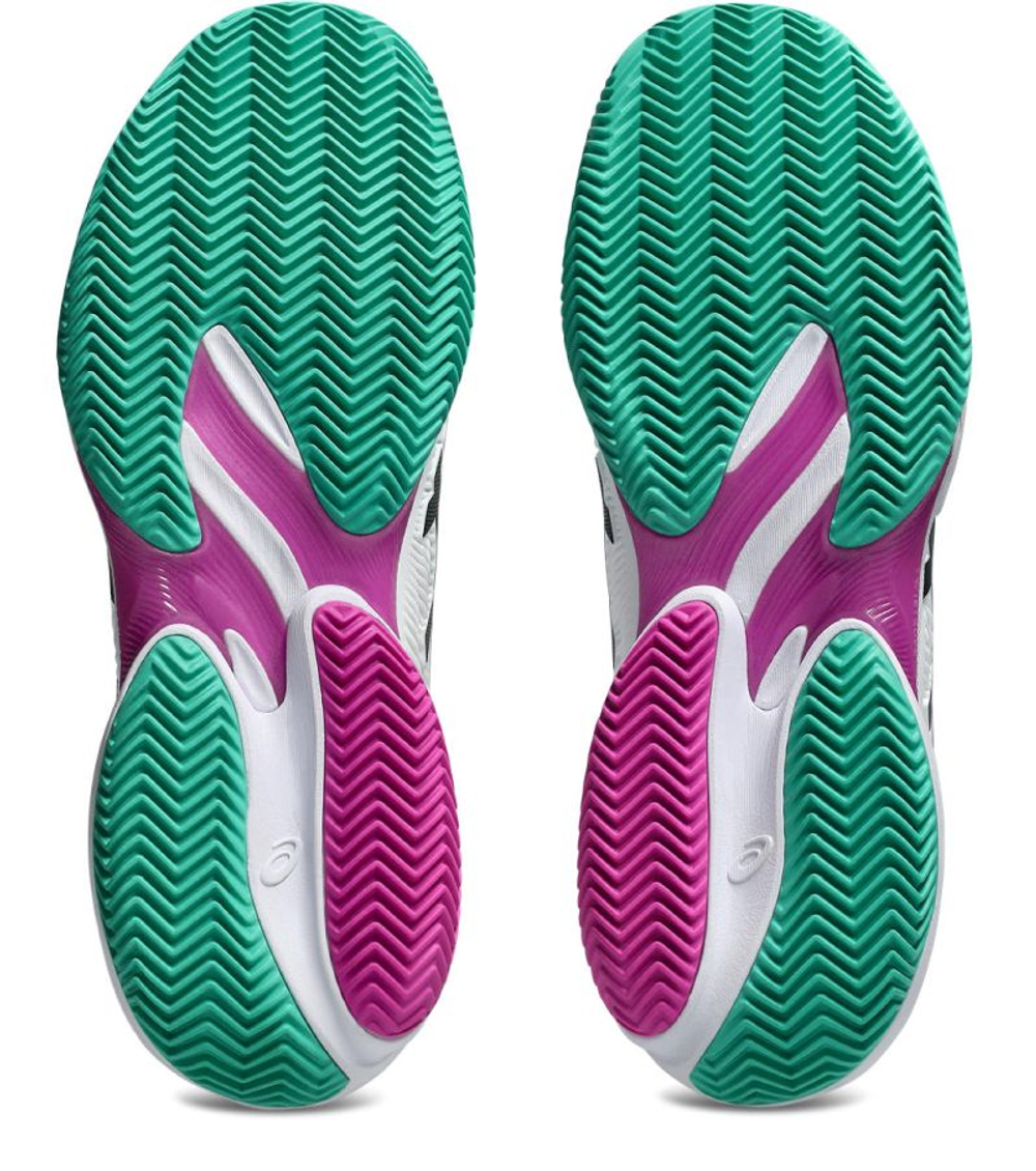 Мужские кроссовки теннисные Asics Court FF 3 Clay - white/digital sakura