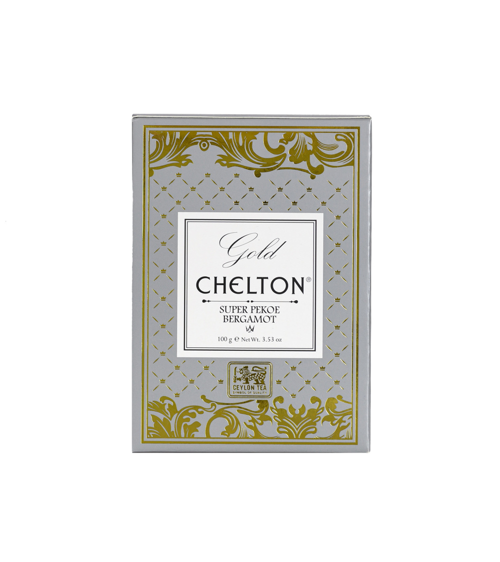 Chelton Золотая коллекция Чай средн.лист бергамот 100гр/24  картон