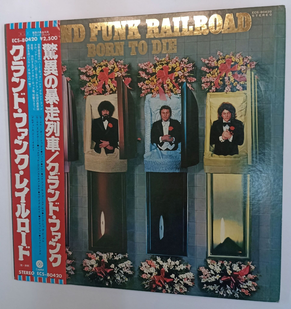 Винтажная виниловая пластинка Grand Funk Railroad Born To Die (Japan 1976)