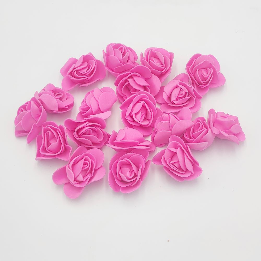 `Цветы из фоамирана 35 мм, цвет: 18 фуксия
