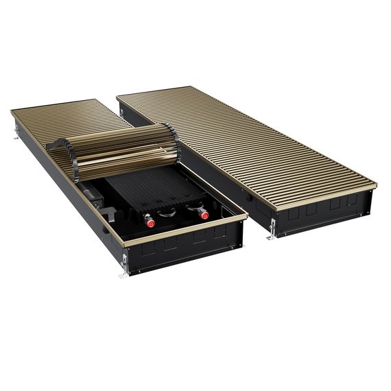 Конвектор внутрипольный Royal Thermo ATRIUM TURBO-110/400/800-DG-U-AU