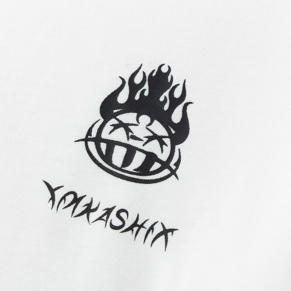 Футболка Ymkashix Hellcome logo белая