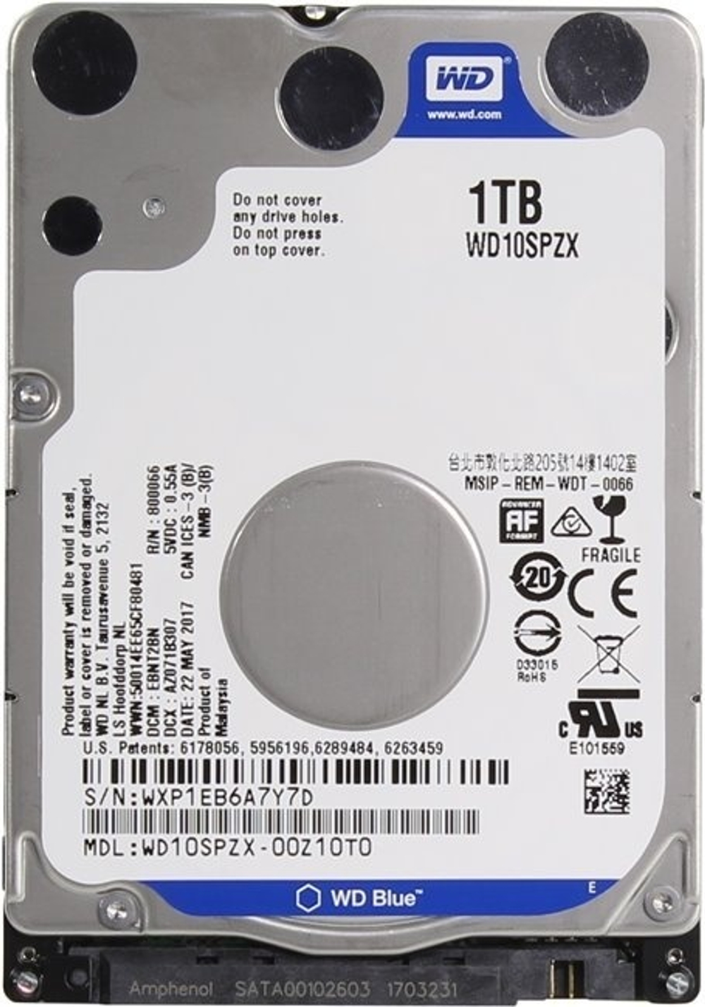 HDD Western Digital WD10SPZX 1000 Гб