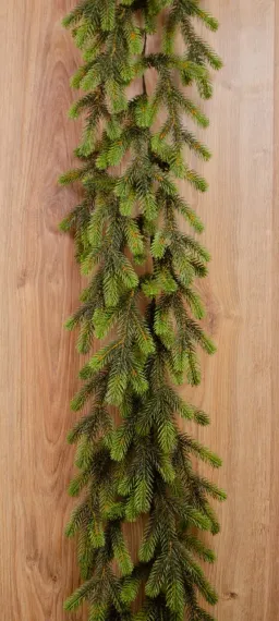 Хвойная гирлянда Венецианская 270 см., 100% литая хвоя, ЕлкиТорг (23049)