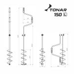 Ледобур ЛР-150 Тонар