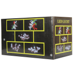 Электрогирлянда LED цветная с насадкой метал. Звездочка фигурная, длина насадки 4,5см, 12 ламп, 3м,