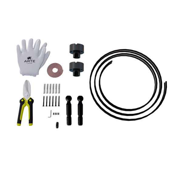 Комплект креплений для тросовой системы Arte Lamp Skycross (комплект состоит из артикулов A2418008-02-4K, A600506N, A240105N) A600506N