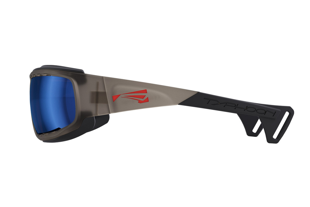 Спортивные очки LiP Typhoon / Trans. Grey - Black / Zeiss / PA Polarized / Pacific Blue Lens