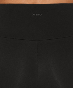 OYSHO Легинсы-велосипедки Comfortlux с высокой посадкой длиной 20 см, черный