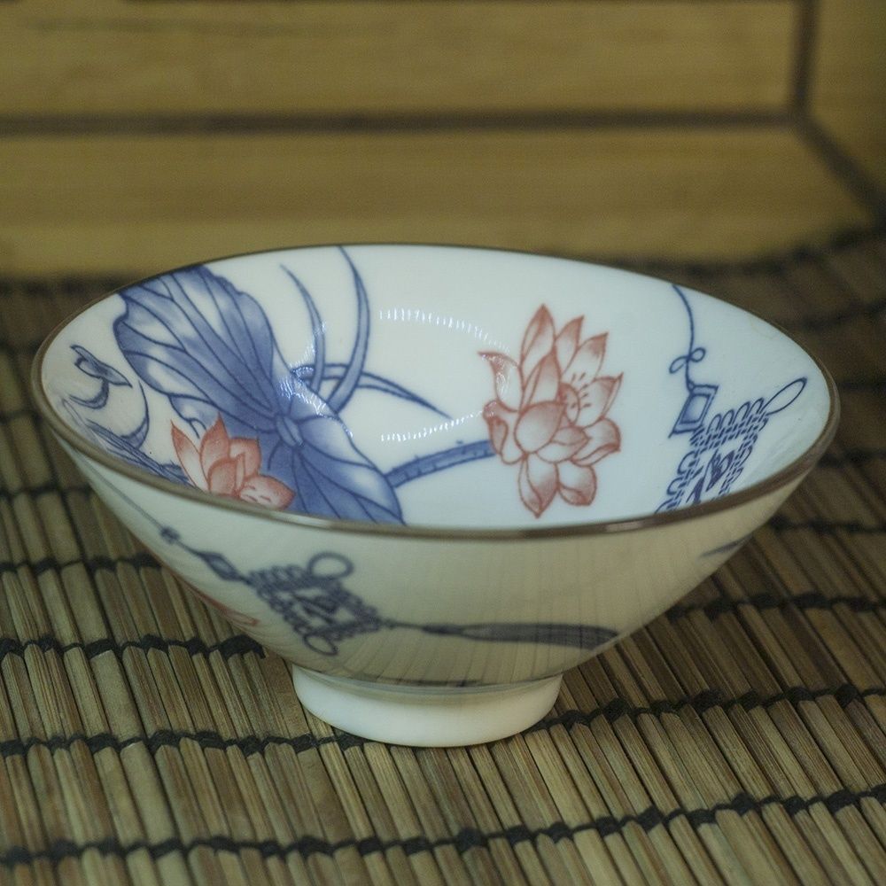 Пиала "Карпы и лотосы"