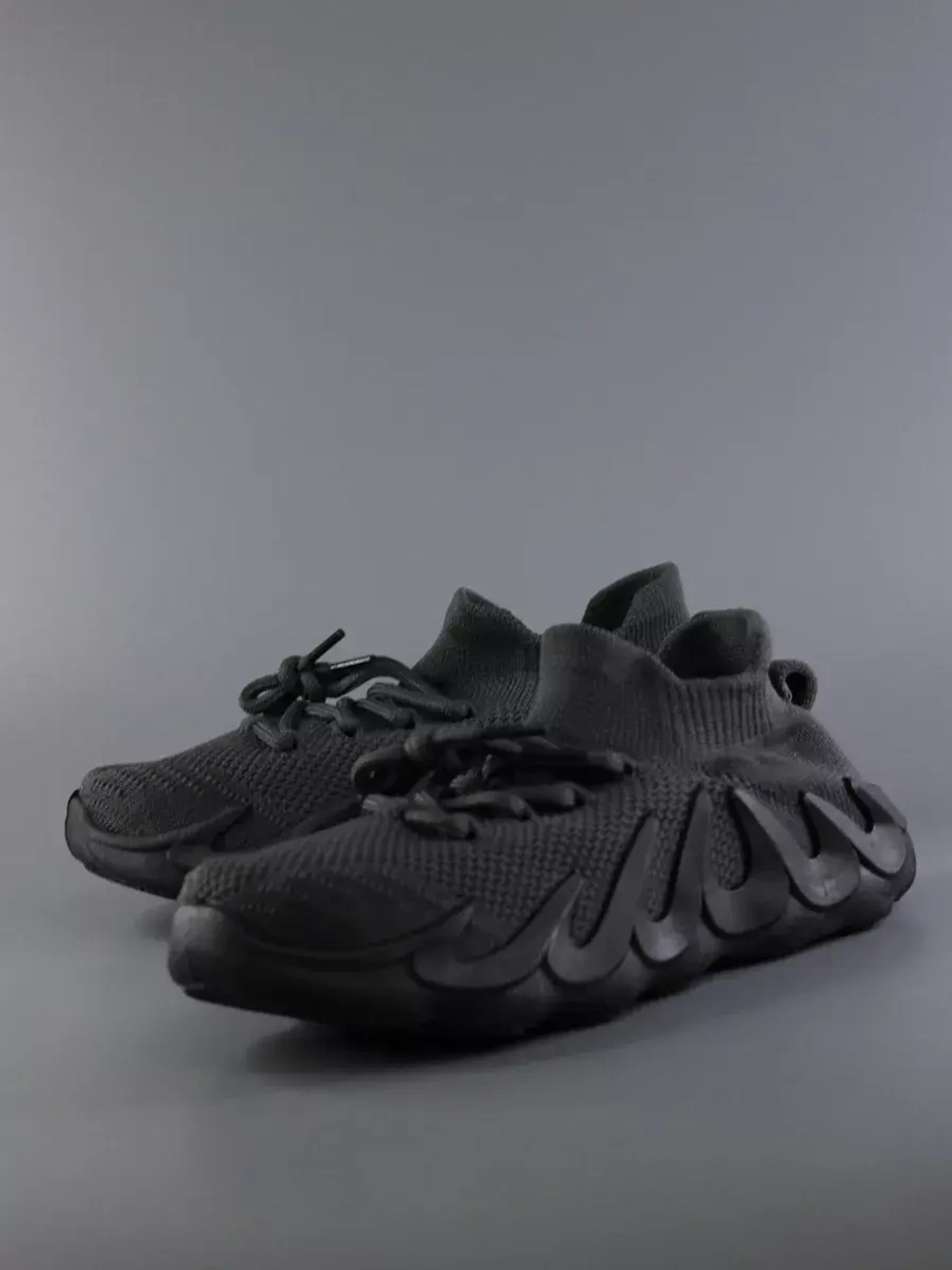 Кроссовки Изики детские - Yeezy boost- темно-серые