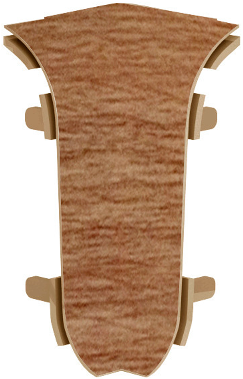 Угол внутр для плинтуса ПВХ 58мм 2шт/уп 5807