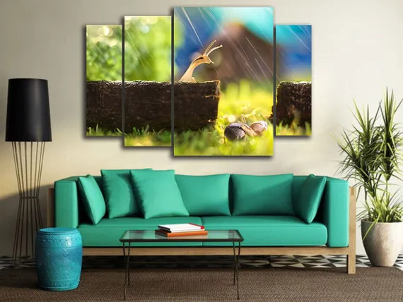 Модульная картина "Две улитки"