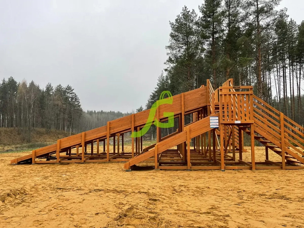 Зимняя горка Snow Fox, 4 ската