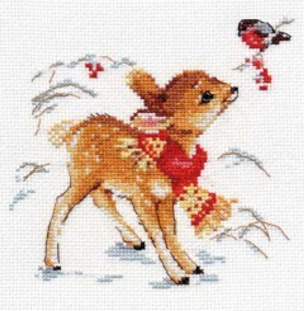 "Оленёнок"-0-100  вышивка
