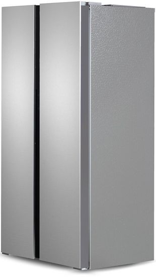 Холодильник Ginzzu NFK-462 нержавеющая сталь