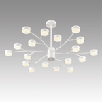 8265/18 COMFI LN26 металл, белый Люстра GX53 LED 18*7W 220V TORINA