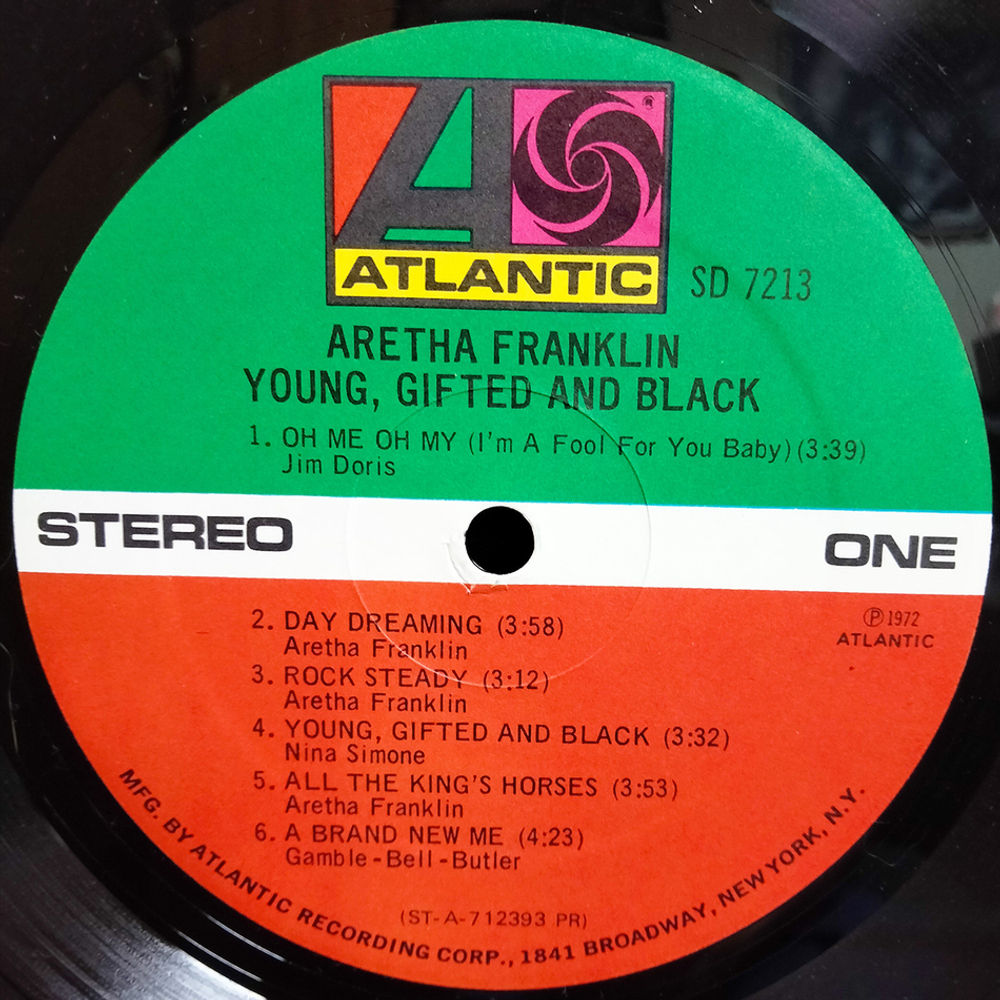 Aretha Franklin / Young, Gifted And Black (LP)
