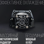 Би Лед линзы автомобильные в фары Светодиодные Statlight Junior A1 Bi LED линзы 3.0 дюйма, комплект 2 шт.