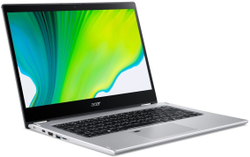 Ноутбук Acer Spin 3 SP314-54N-58C3 14;(1920x1080)IPS/ i5-1035G4(1.1ГГц)/ 8Гб/ 256Gb SSD/ UHD Graphics/ Win10 Pro/ Серебристый NX.HQ7ER.002