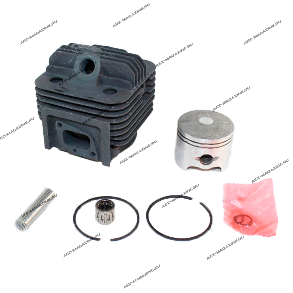 Поршневая группа подходит для бензокосы объемом 62 см3