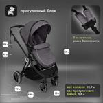 Детская коляска Nuovita Luno 2 в 1 Grigio/Серый