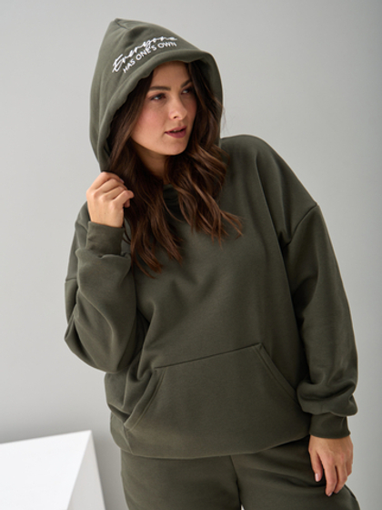 Костюм с брюками КБис-091/хаки-п