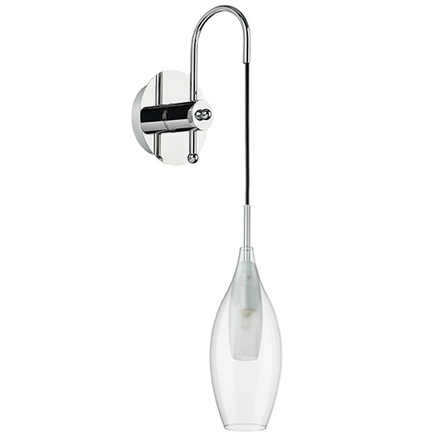 803521 Бра PENTOLA 1х25W G9 ХРОМ/ПРОЗРАЧНЫЙ