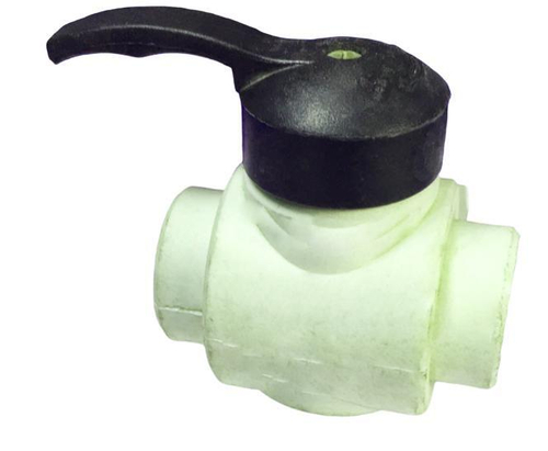 Кран шар Ø 20 ППР полнопроходной (белый)