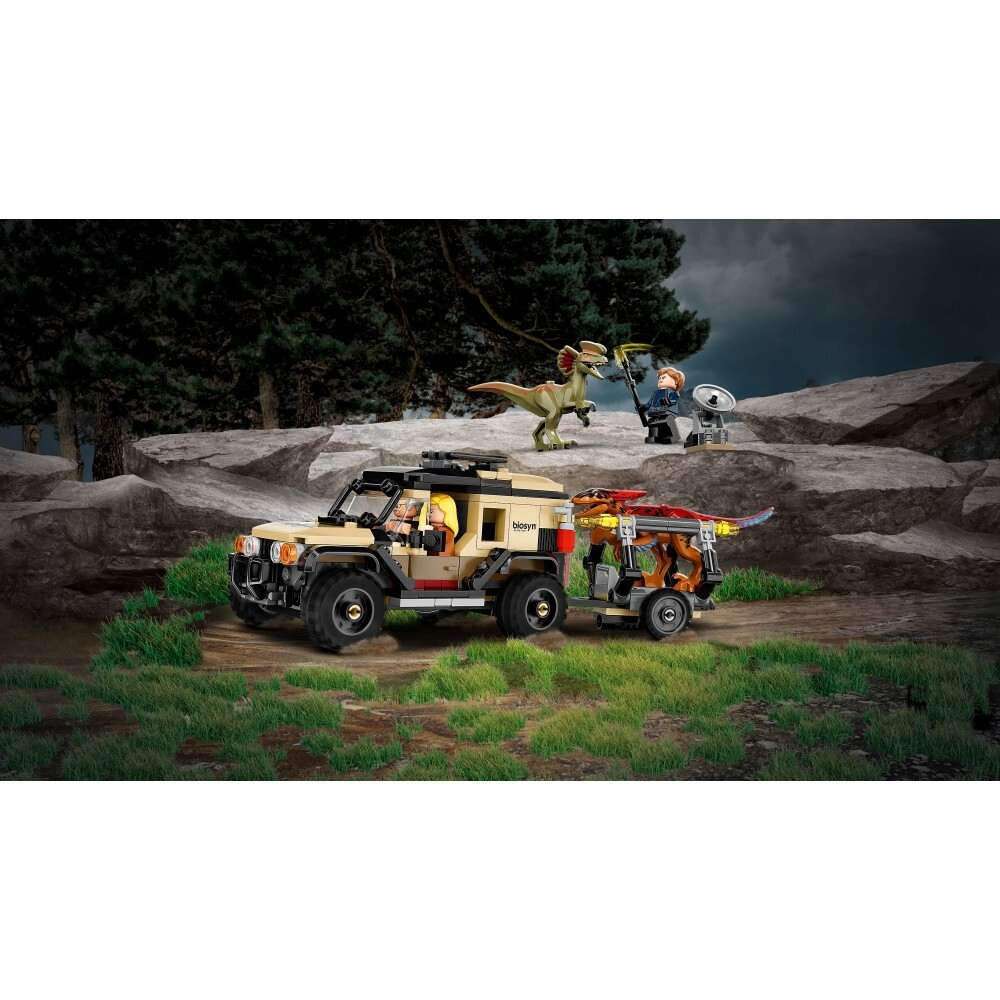 LEGO Jurassic World — Транспорт пирораптора и дилофозавра 76951