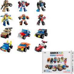 Конструктор QBRİX KİDS машинки или роботы