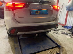 Фаркоп Бизон на Mitsubishi Outlander FA 0995-E (с 2012 по 2018 г.в.с 2018 г.в.) (паспорт и сертификат в комплекте)(без электрики)