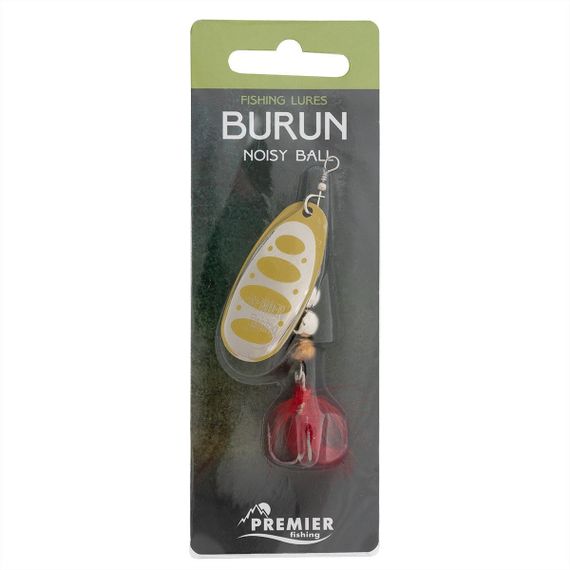 Блесна вращ. BURUN Noisy Ball C1 №1, 5гр Premier (PR-BR-NB-SPRH12A-C1-N1)