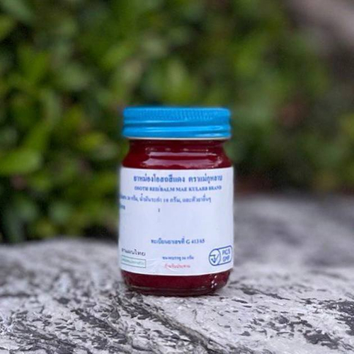 Традиционный красный тайский бальзам Korn Herb Osotip