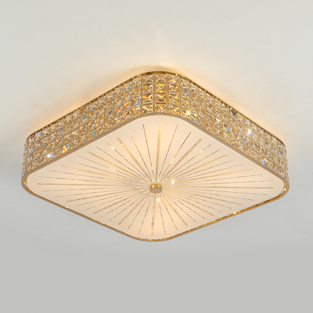 Citilux Портал CL324282 Люстра хрустальная Золото