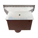 СК.15.8.1 Скиммер с камерой долива и расширенной горловиной под углом 6 градусов L=600мм 2"композит