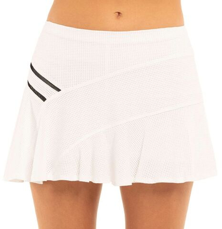 Теннисная юбка Lucky in Love Core Whites Mesh Love - white/black