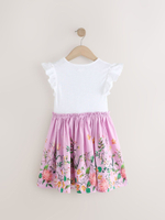 Платье для девочки Next E45-371, Белый, Розовый