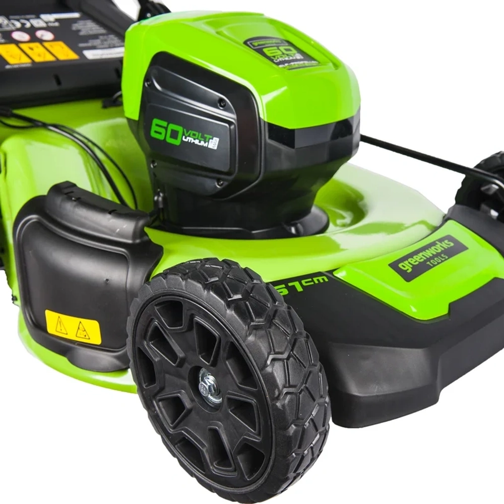 Аккумуляторная газонокосилка Greenworks GD60LM51SPK5 60В (1 x 5 Ач, ЗУ) нож 51 см, 2514307UG