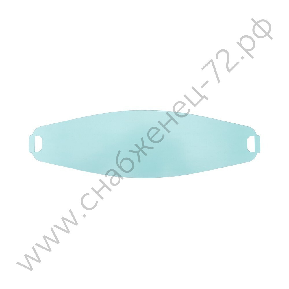 Поликарбонатное стекло внешнее 395х118мм для маски Guardian