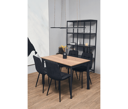 Стол обеденный Dikline L110 Black (раздвижной)