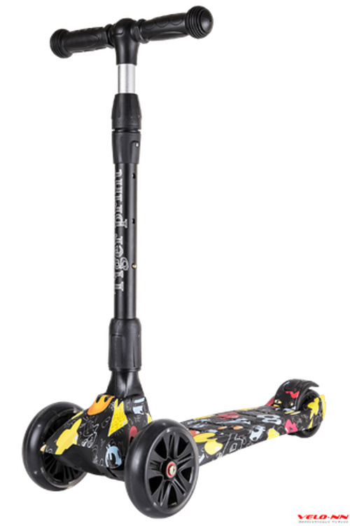 Самокат Tech Team  Tiger print Letters