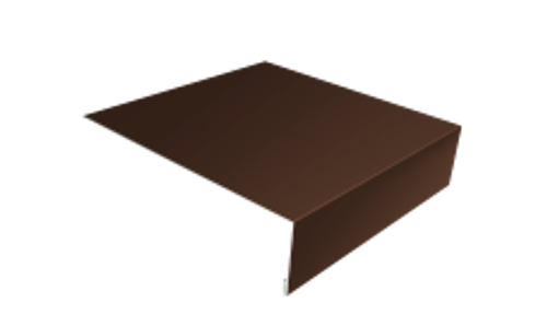 Планка лобовая 190х50 RAL 8017 шоколад (2м) матовый