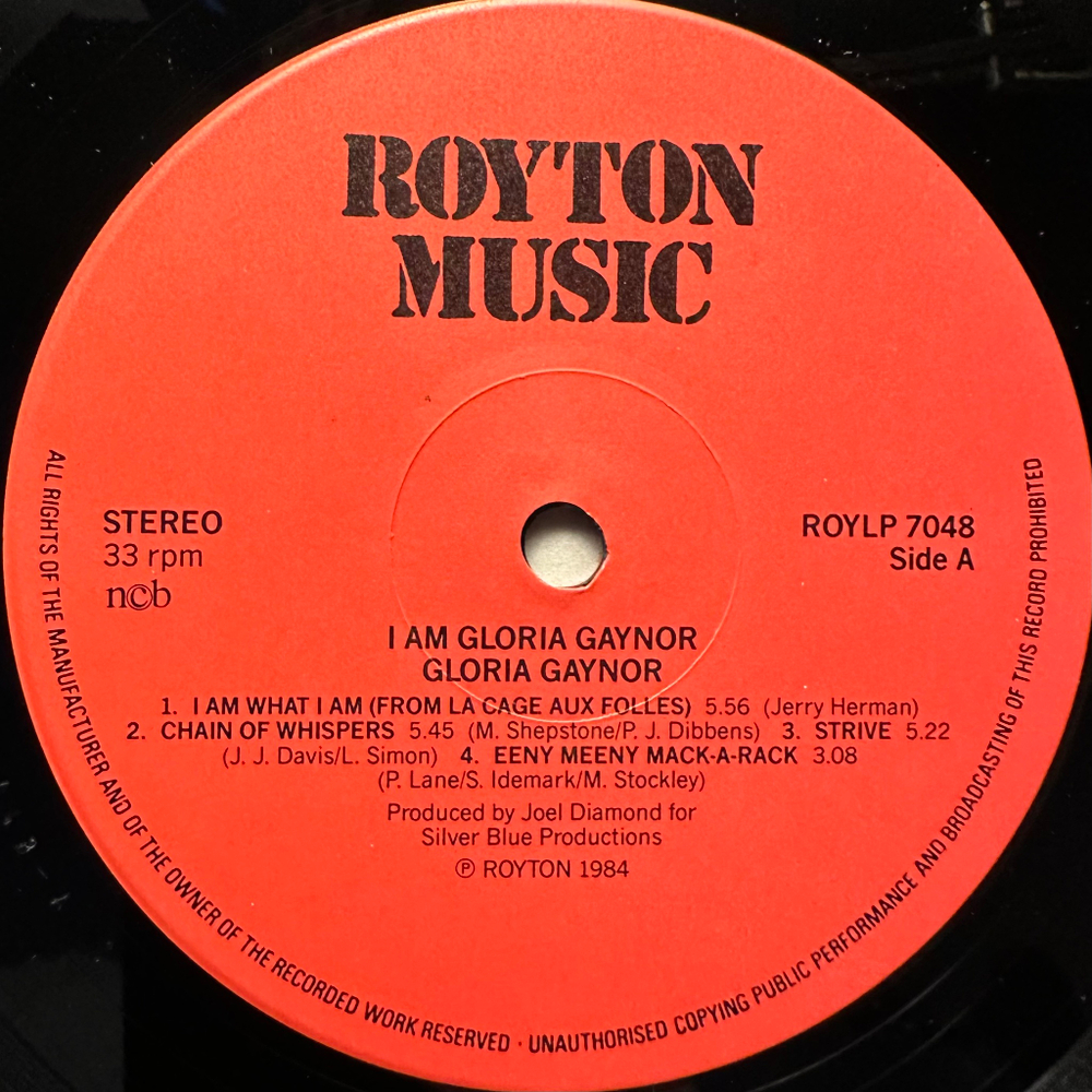 Gloria Gaynor - I Am Gloria Gaynor (Скандинавия 1984г.)